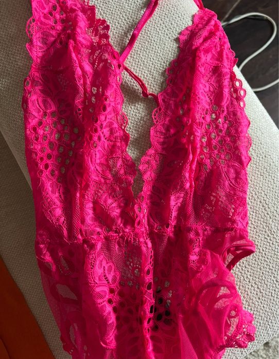 Кружевной боди Victoria secret