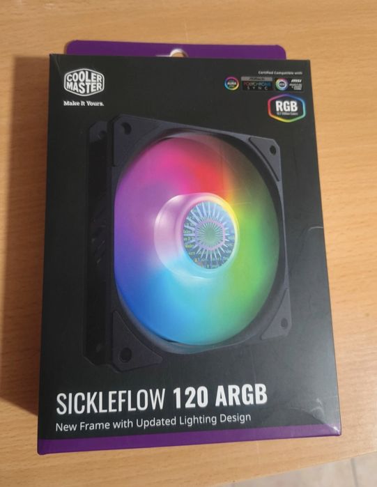 3 Cooler Master RGB Fans, 120 mm. With Warranty64739925744770122