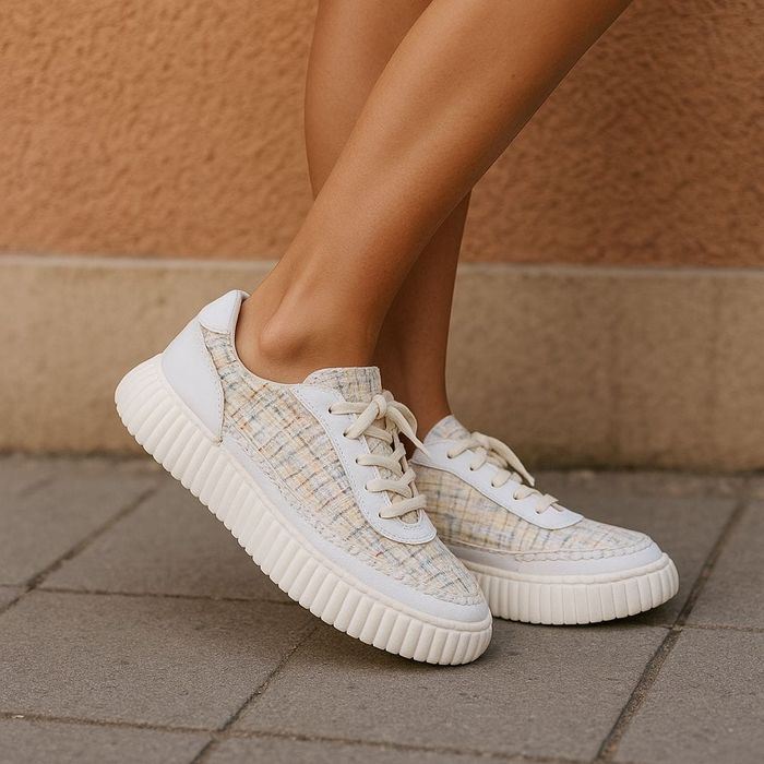 Sneakersy damskie -bialy