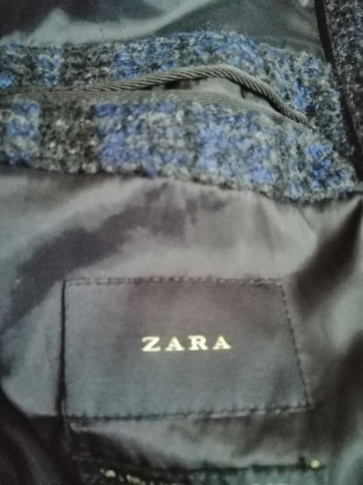 ZARA płaszcz kaptur kieszenie Roz 46