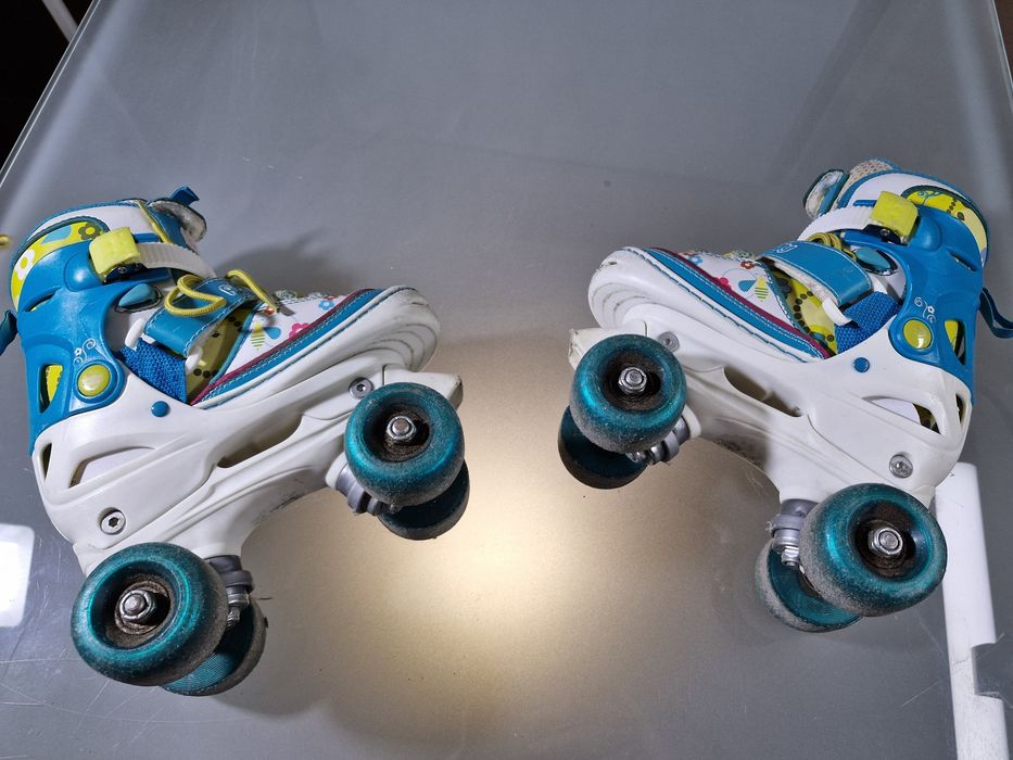 Wrotki Polly Pocket Rozmiar 30-33 z Regulacją Rozmiaru