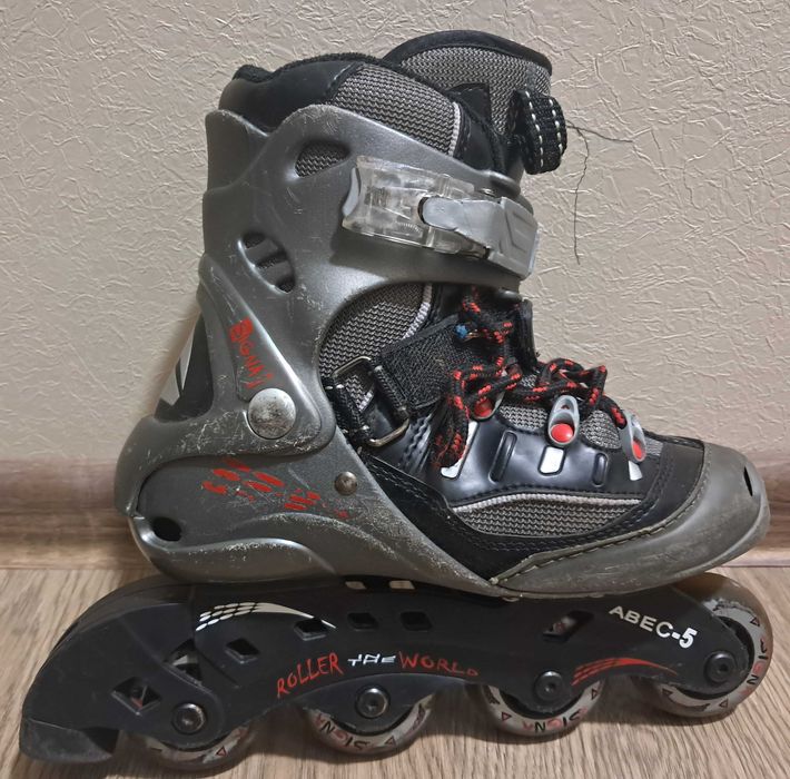 Ролики, шлем б/у