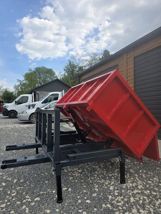 Nowa skrzynia transportowa wzmacniana z kiprem hydraulicznym 1.5 m gwarancja