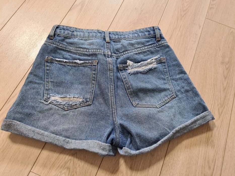 Spodenki jeans przecierane 36 S Sinsay jak nowe