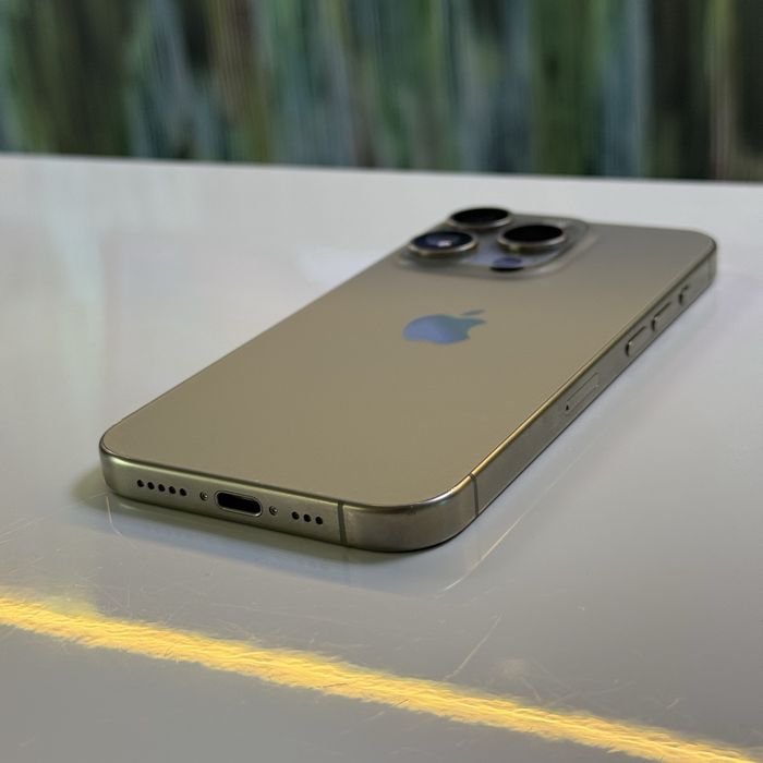 Айфон Apple iPhone 15 Pro Natural Titanium 128 Gb Neverlock ГАРАНТІЯ
