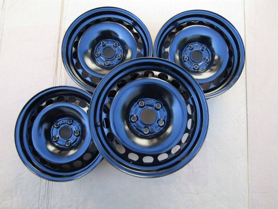 4x felgi stalowe 16 vw passat b5 b6 b7 b8 b9 golf V VI VII caddy eos jetta touran 6,5 j 5x112 ET41 piasta 57,1 mm