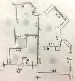 2-rooms apartment apartment by the address st. Kulikovo pole pl Oktyabrskoy revolyutsii pl (area 63 m²) - Atlanta.ua - photo 13