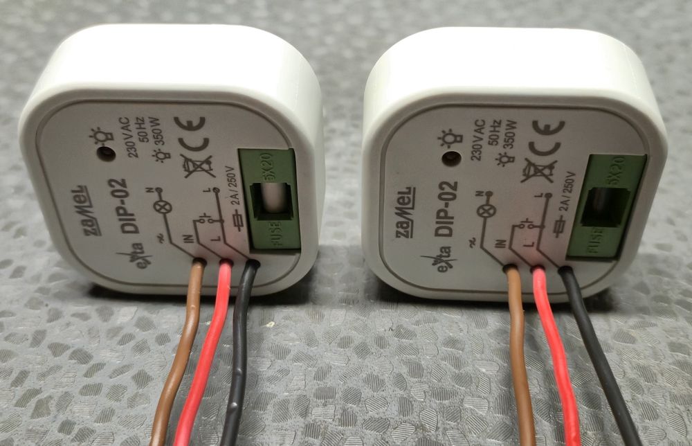 Ściemniacz oświetlenia Zamel DIP-02 2sz regulator.