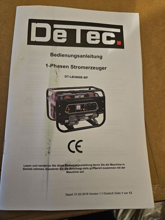 Генератор бензиновый 3.8 кВт