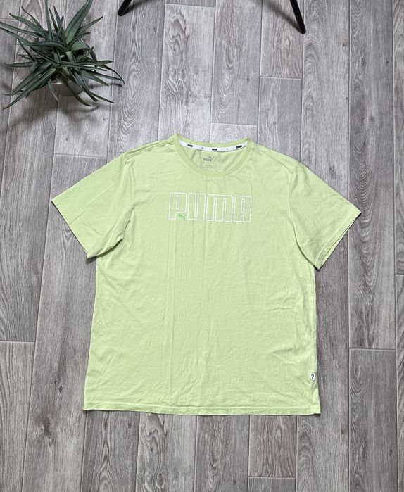 Футболка Puma Essentials Logo Lime Tee