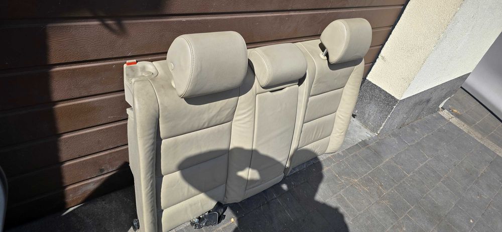 Oparcie fotela tył Audi A6 C6 JASNA SKÓRA