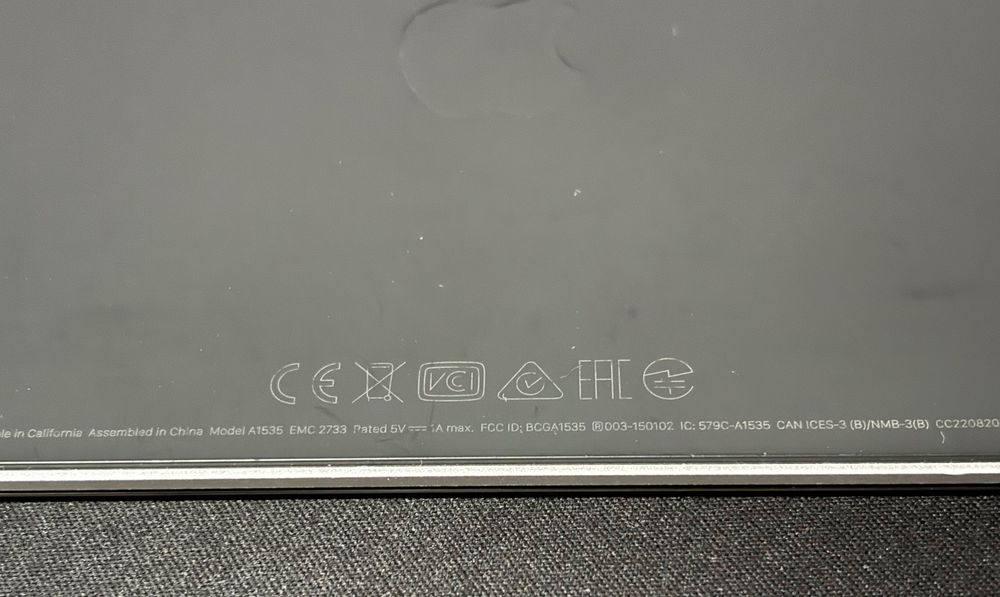 Oryginalny Gładzik Apple Magic Trackpad 2 A1535 – czarny (Black) - super stan