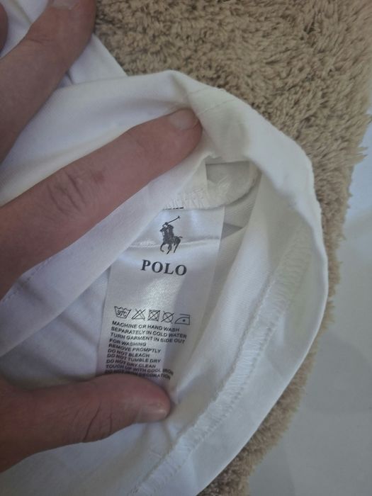 Nowa biala koszulka Ralph polo lauren