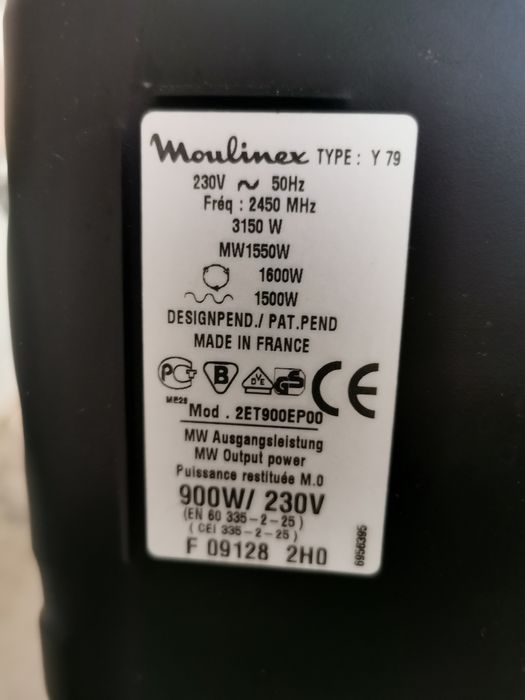Micro-ondas Moulinex c/Grill