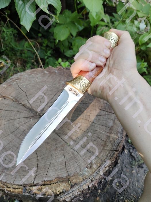 Нож ручной работы "БОЯРИН" сталь N690, ніж мисливський ручної роботи