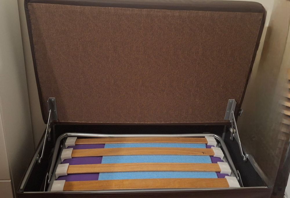 Sofá Cama - Polipele Castanha (negociável)