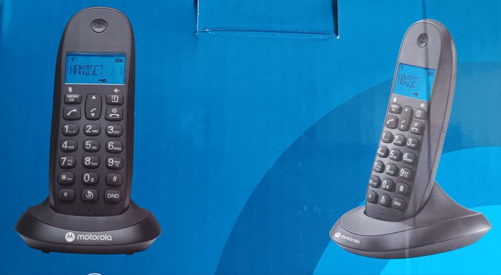 Telefone fixo Motorola sem fios NOVO