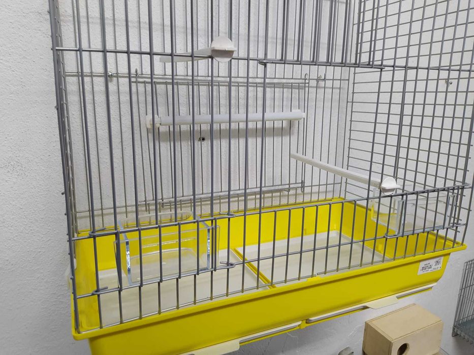 NOVO - Gaiola ZINCADA Aves domesticadas, gaiola caturra, ring-neck