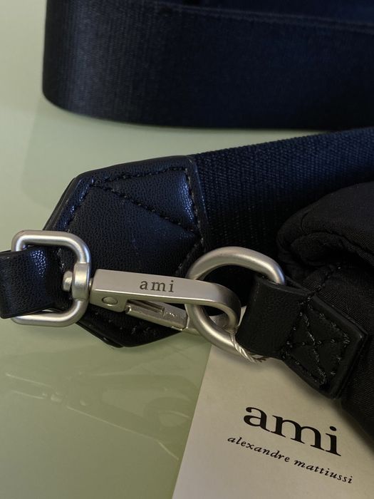 Ami Paris Messenger Nylon Small Bag Unisex
