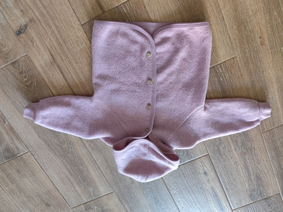 Engel kurtka różowa wełna rozmiar 98/104