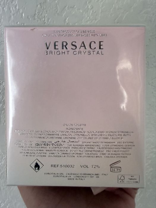 Versace Bright Crystal Туалетна вода жіноча, 90 мл