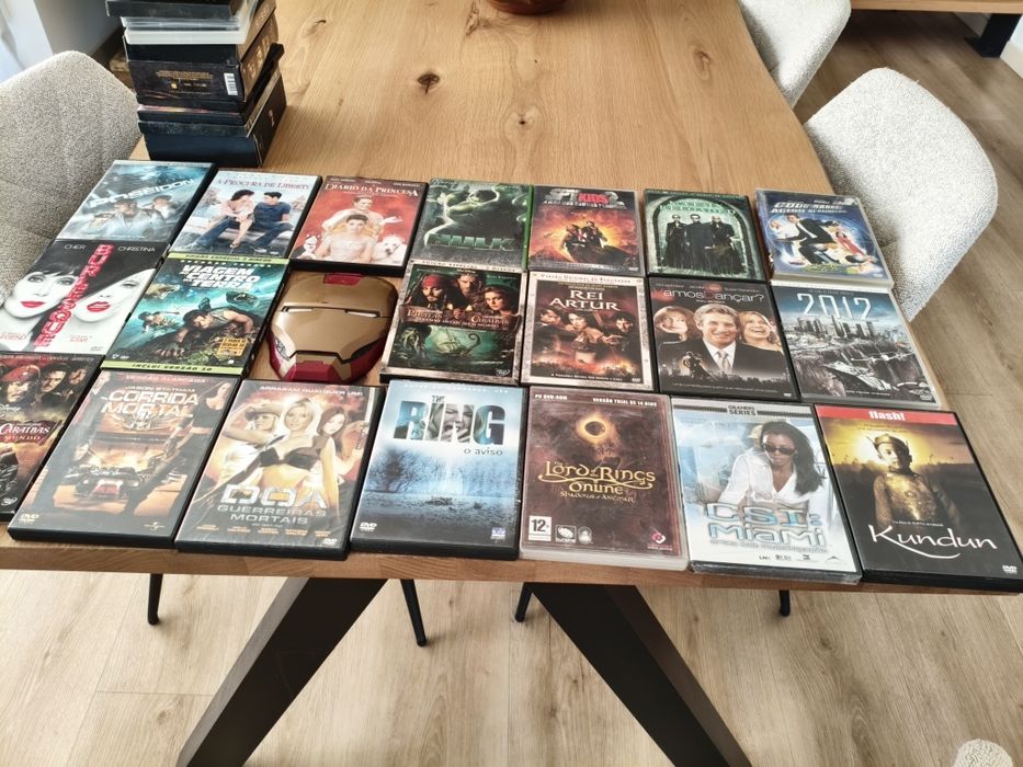 Conjunto de DVDS