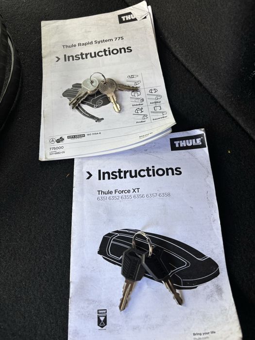 Vendo bagageira de tejadilho THULE usada.