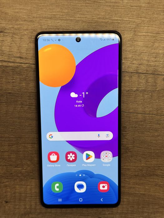 Смартфон Samsung M52 5G 6/128Gb White