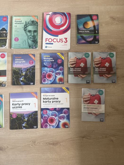 Książki do liceum klasa 1 różne