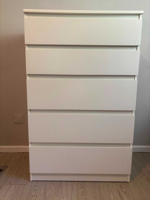 Cómoda KULLEN IKEA (5 gavetas) – Branca