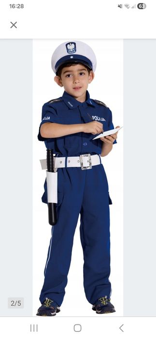Strój Policjanta na balik