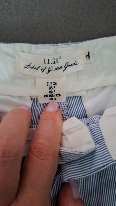 Spodenki szorty damskie H&M 38
