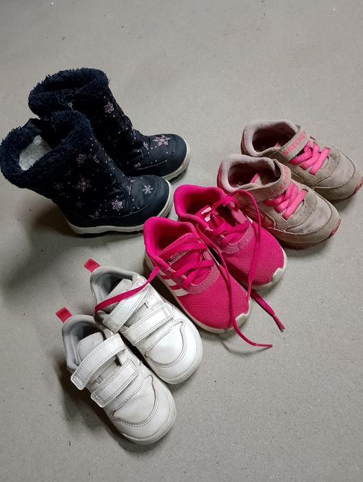 Kozaki 22 oraz adidasy 23 dla dziewczynki