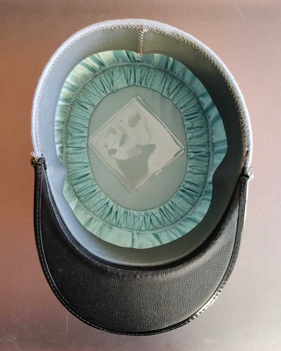 Boné autêntico colecionador képi militar de cavalaria França