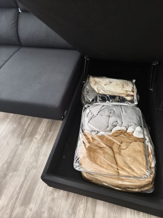 Vendo sofá preto