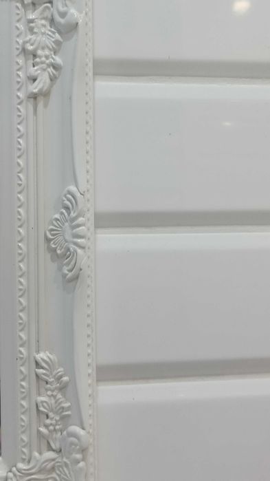 Lustro Glamour biała rama