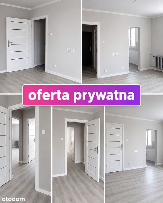 Zielona okolica - 47m2 -3 pokoje ,balkon, po remoncie, wysoki parter