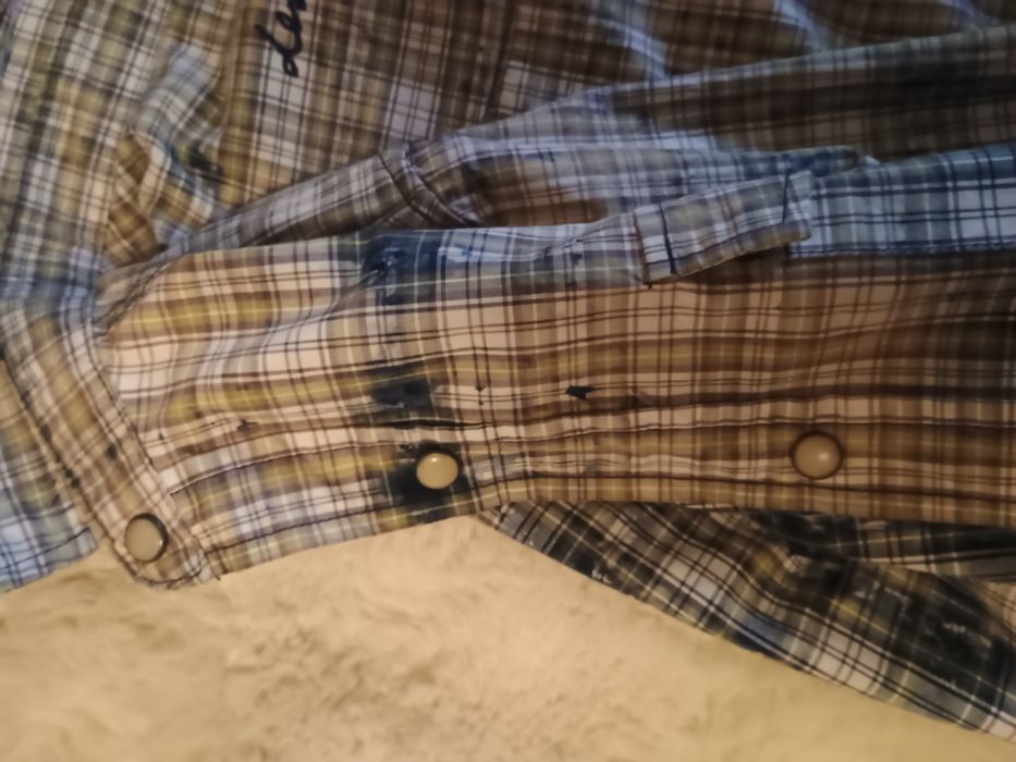 Чоловіча сорочка Desigual M. Синій з оливкою.