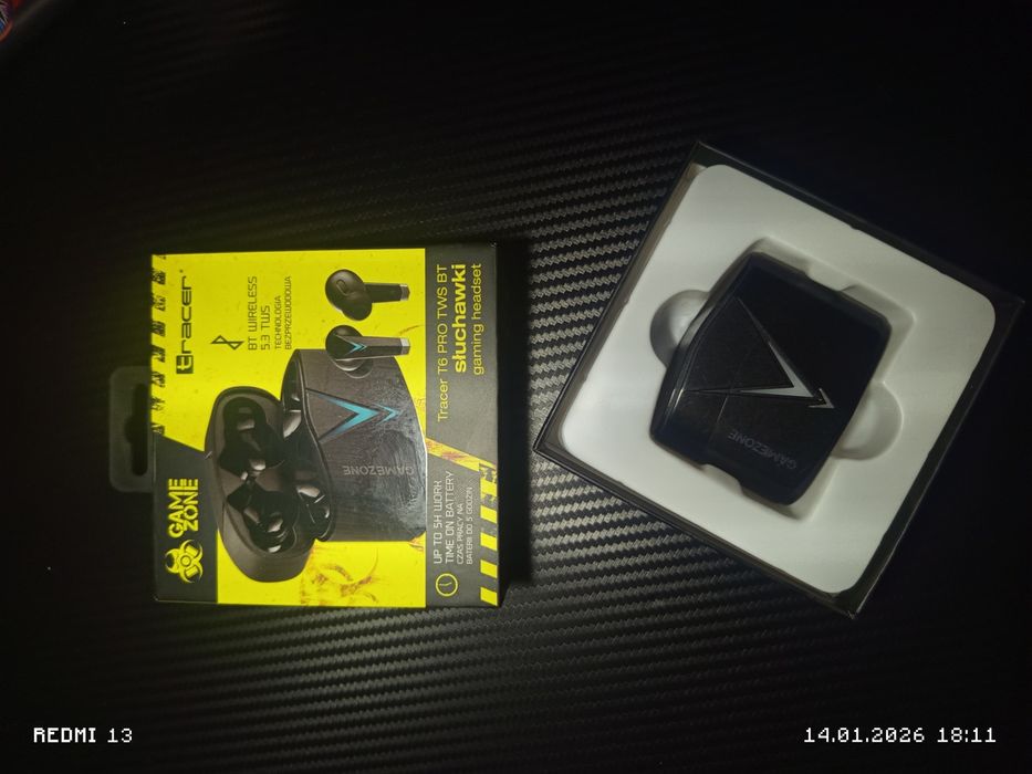 Słuchawki Tracker TY Pro TWS Bluetooth – w pełni sprawne
Opis: