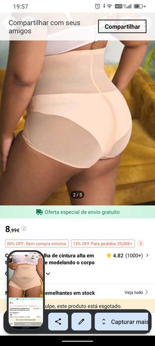 Vendo cintas modelagem de corpo