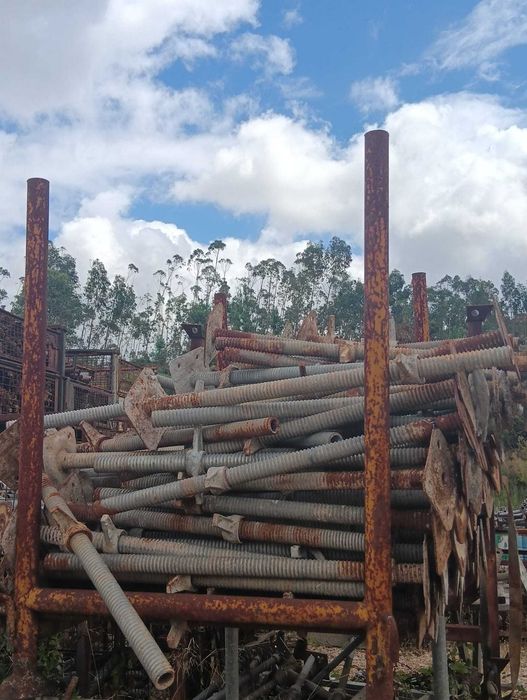Base Nivelador Galvanizado p/ Andaime Europeu e Tradicional - Novo e Usado