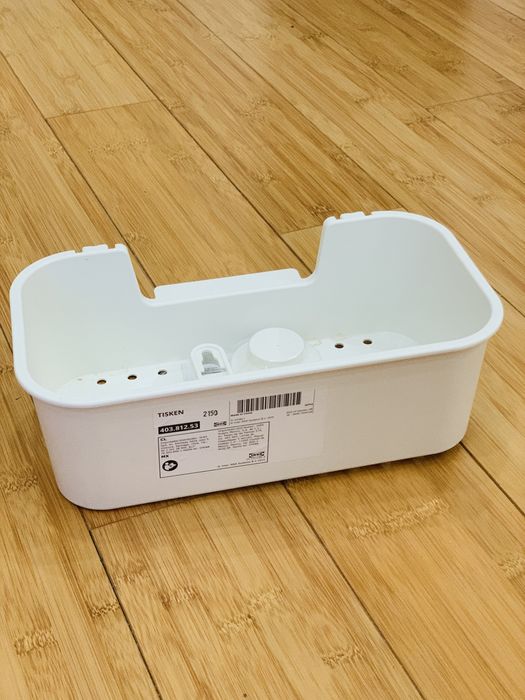 Кошик із присосками білий для ванни або кухні