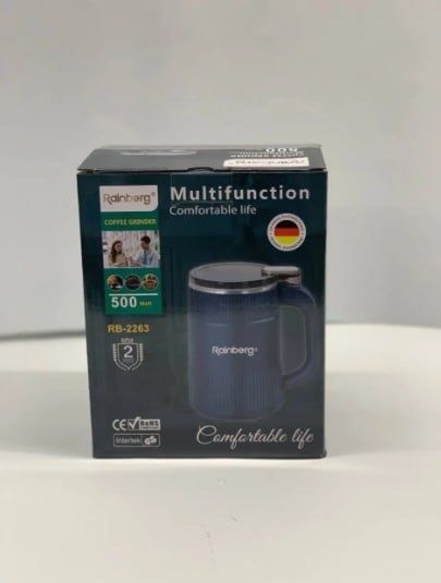 Потужна кавомолка 500 Вт Електрична кавомолка Кофемолка RB-2263 4 леза