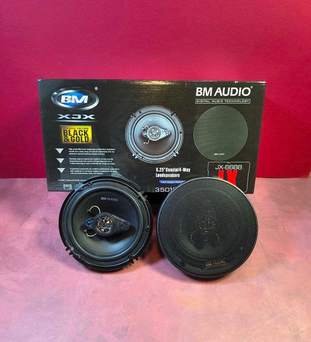 Динаміки в машину. Стандартний розмір BM Audio JX-6688