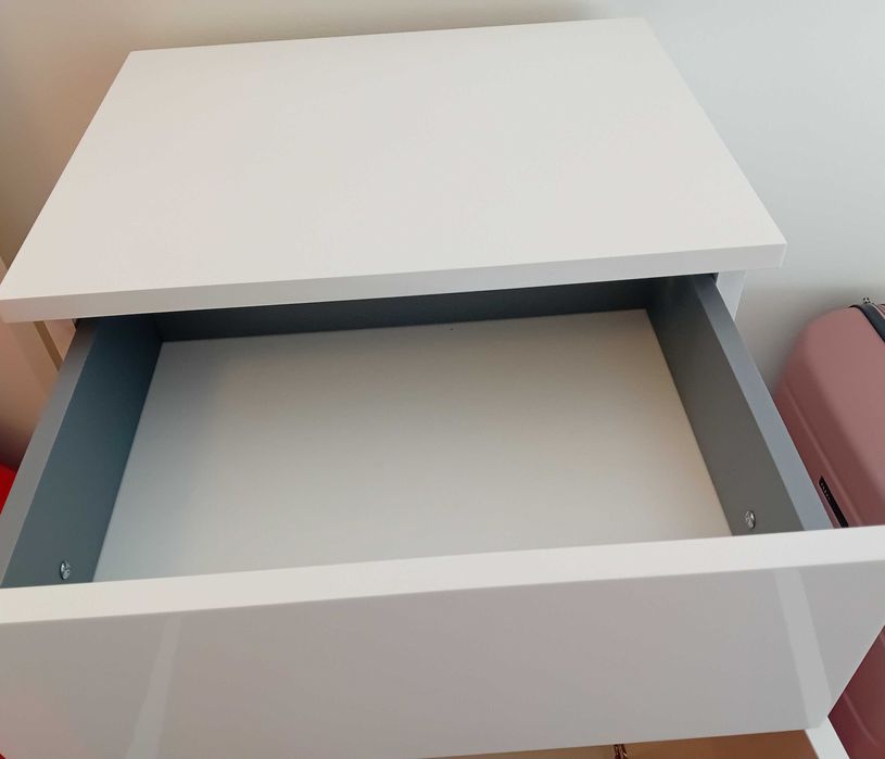 Móvel branco wc com gaveta e prateleira64586165994498121