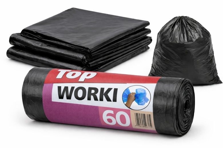 Worki Na Śmieci 60L 10szt.