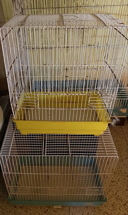 Gaiolas usadas diferentes medidas