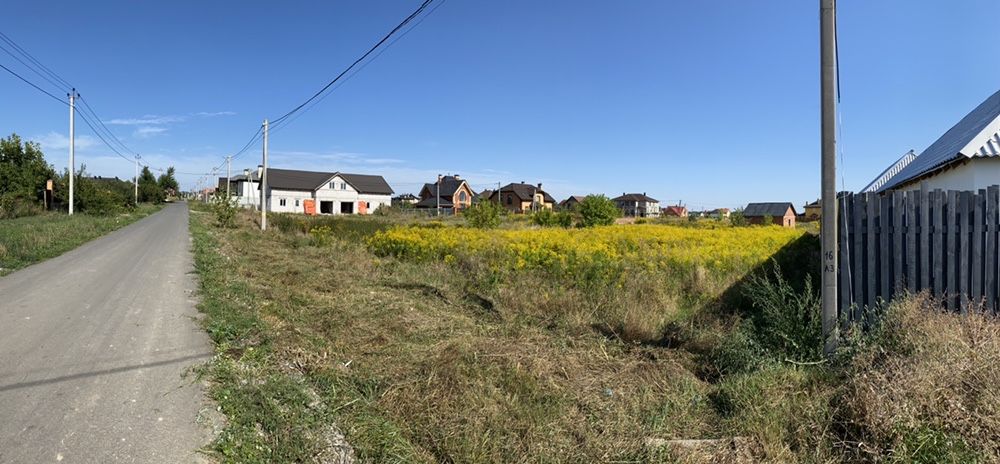 Земля , участок 10 сот Белогородка, солнечный