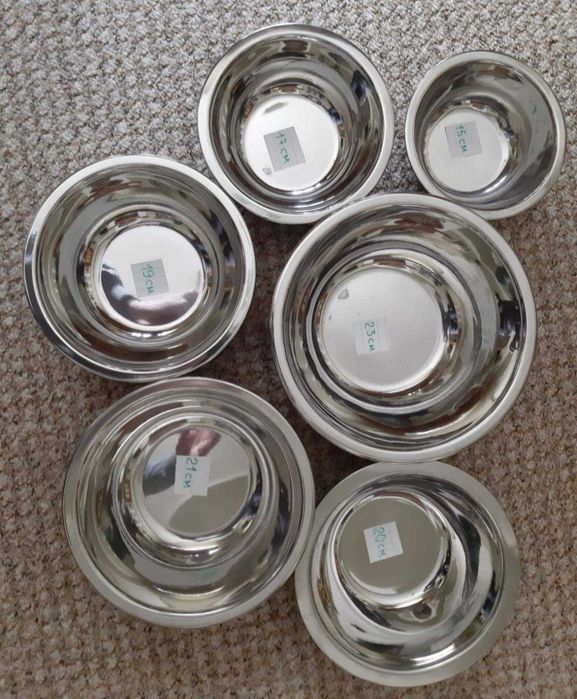 Мисочки нержавіючі