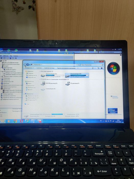 Продам ноутбук Lenovo G580 model 20157